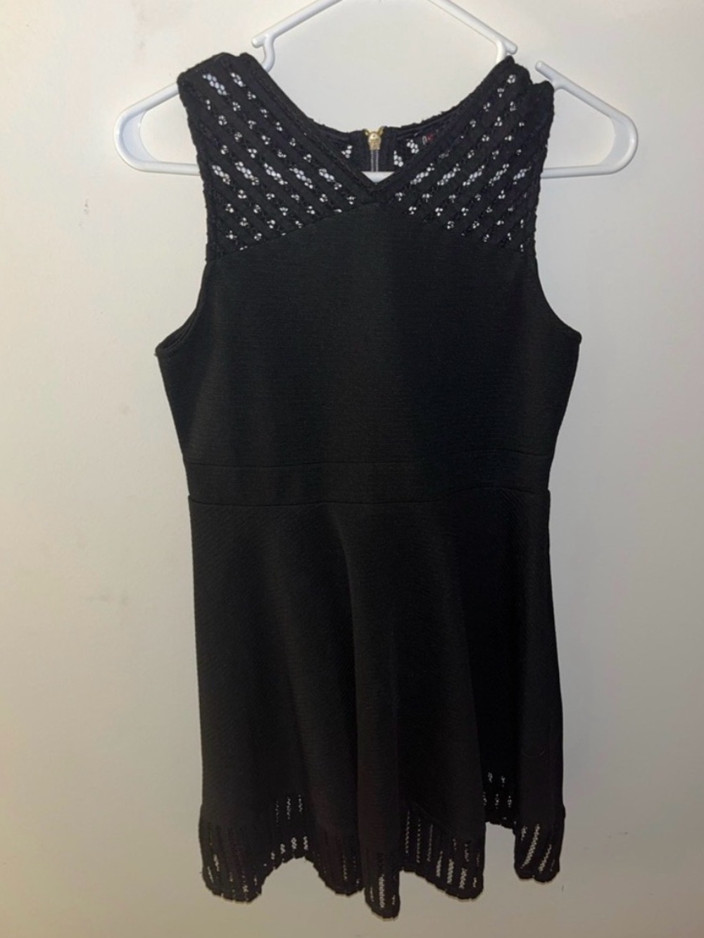 lilt Black Lace Detail Top